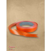 Лента простая (2см*50м) Однотонная тиснение дерево P2121 ОРАНЖЕВЫЙ