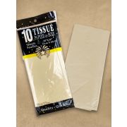 Бумага тишью (50**66 см) 10 шт крем