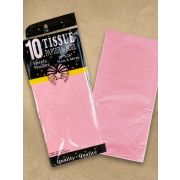 Бумага тишью (50**66 см) 10 шт Розовый