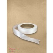 Лента простая (2см*50м) Однотонная тиснение дерево P2005 БЕЛЫЙ